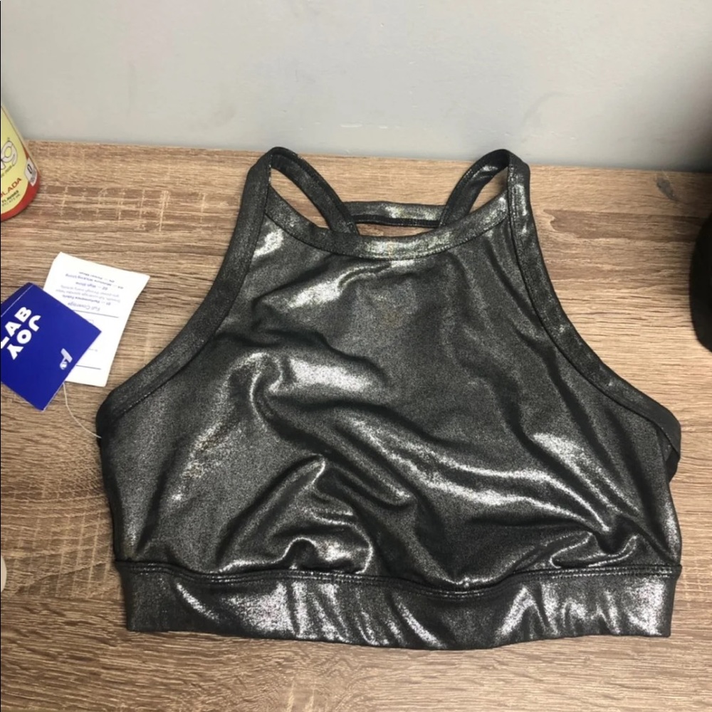 Metallic Sports Bra/S/ Nwt
